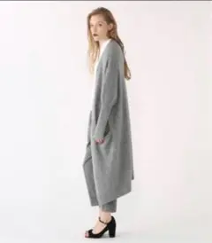BLACK BY MOUSSY Cloudy long knit gown