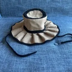 【未使用に近い】チャオパニック☆KIDS UV たためるジュートフリルHAT
