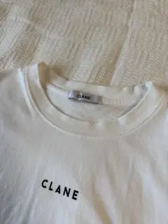 CLANE ロゴ 白 Tシャツ