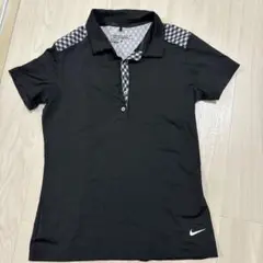 Nike DRI-FIT レディースゴルフシャツ ブラック