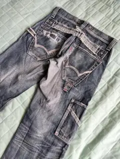 送料込み★EDWINブルートリップ　503ペインターダメ－ジデニム　size30