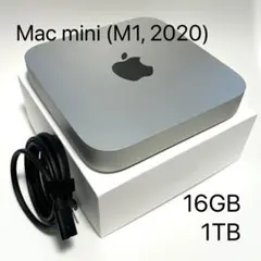 超美品 Apple Mac mini (M1) メモリ 16GB SSD 1TB Apple Mac mini 2020 M1 16GB SSD 1TB 超美品 動作確認済【全額