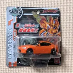 TOYOTA トヨタ　86 変身　ミニカー バンダイ超速変形ジャイロゼッター
