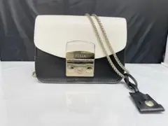 FURLA フルラ　メトロポリス　ミニショルダー　チェーンショルダー　バイカラー