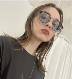 Didot.showroom UVカット ボストンクリアカラーサングラス