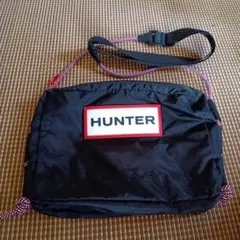 HUNTER ショルダーバッグ ブラック