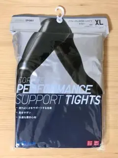 ユニクロスポーツ エアリズムパフォーマンスサポートタイツ メンズ XL ネイビー