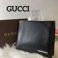 GUCCI グッチ レザー 二つ折り ウォレット 小銭入れ 札入れ カード入れ