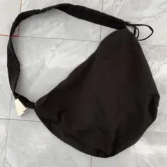 ZOZOUSED ショルダーバッグ ブラック 無地 ファスナー開閉