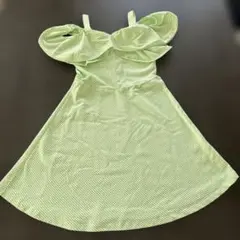 ZARA ストライプフリルドレス