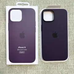 新品未使用· iPhone 14 シリコンケース パープル MagSafe対応