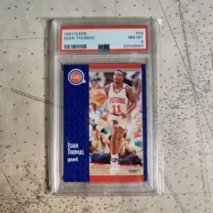 ISIAH THOMAS #64 1991 FLEER PSA 8