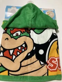 【新品】スーパーマリオ　クッパ フード付きスポーツタオル Nintendo