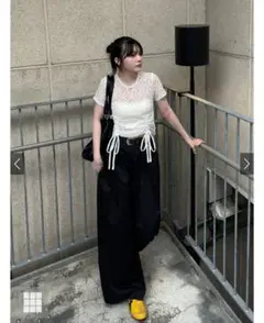 レースドロストトップス GRL