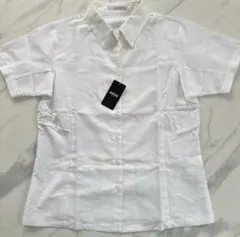 事務服　半袖ブラウス　17号　ホワイト　ENJOY 未使用