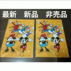 非売品　ディズニー　ドコモ　クリアファイル　ミッキー ミニー ドナルド　【新品】