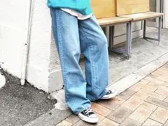 値下げ！アングリッド　ワイドデニム
