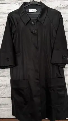 【美品】レア フレッドペリー ステンカラーコート 光沢