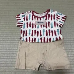 70 RAG MARTの野菜柄ロンパース