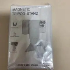薄型スマホスタンド 折り畳み マグネット写真撮影 互換性 (グレー)