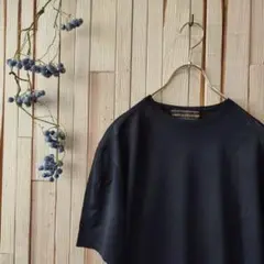 匿名配送 送料無料 美品 コムサコレクション Tシャツ カットソー ブラック 黒