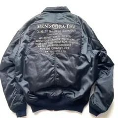 MEN’S BATSU　 リバーシブル フライト ジャケット　MA-1 赤 MEN'S BA-TSU(メンズバツ) / MA-1/リバーシブル/フライト