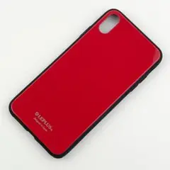 【残り２点】　iPhoneXSMax 赤 レッド 耐衝撃 シンプル お洒落