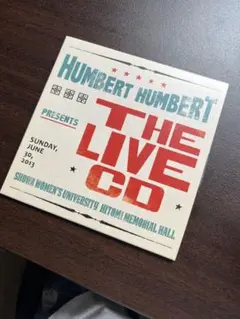 ハンバート ハンバートHumbert Humbert 会場限定CD