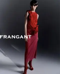 frangant ribbon vest red