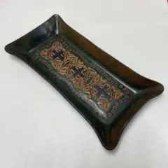 レザートレイ　民族系　革/小物置き　K25882