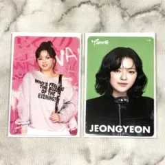 TWICE オフラインくじ 参加賞 クリアトレカ ジョンヨン