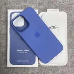 新品未使用 iPhone16ProMax シリコンケース ブルー MagSafe