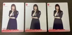 小川彩 乃木坂46 ビルディバイドブライト トレカ 同柄 3枚セット