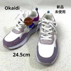 K46 Okaidi オカイディ 新品 レディース スニーカー 39/24.5㎝