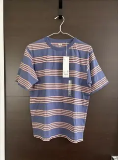 【新品未使用】UNIQLO U ストライプ Tシャツ 160