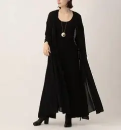 カシュクールギャザーワンピース chaos