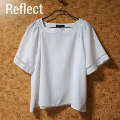 Reflect リフレクト ブラウス トップス 白 ホワイト サイズ9