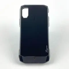 【残り3点】　iPhoneXS X ブラック 耐衝撃 デザイン グリップ お洒落