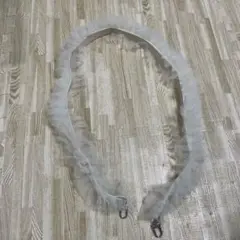 ショルダーストラップ　フリルチュール　白