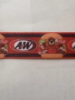 A&W ハンバーガーリボン グログランテープ　幅約2.3センチ★