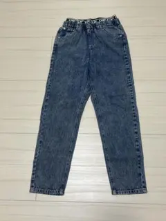 デニムブルーパンツ ゴムウエスト