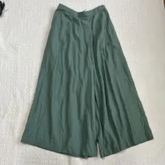 ニコアンド　リネンレーヨン　タックスカーチョ