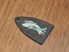 PRS　ローズ製　フレームドイーグル トラスロッドカバー　RENSUOIM PRS ローズ製 パールフレーム トラスロッドカバー - メルカリ