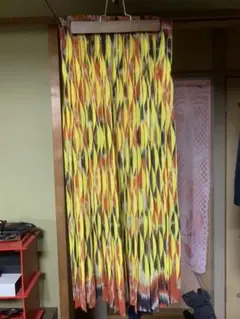 ドリスヴァンノッテン プリント プリーツスカート ロング
