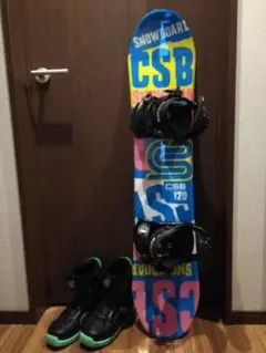 ♡CSB キッズ スノーボード 120cm ブーツ24cm~ 3点セット♡