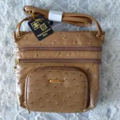 partner オーストリッチミニショルダーバッグ ポシェット 本革