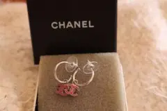 ★美品★ CHANEL シャネル ピアス ピンク