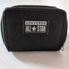 CONVERSE 三つ折り財布 ブラック