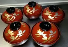 会津塗り木粉樹脂多用椀