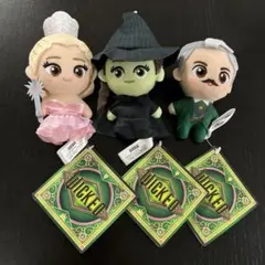 ウィキッド　ふたりの魔女　マスコット　3種セット